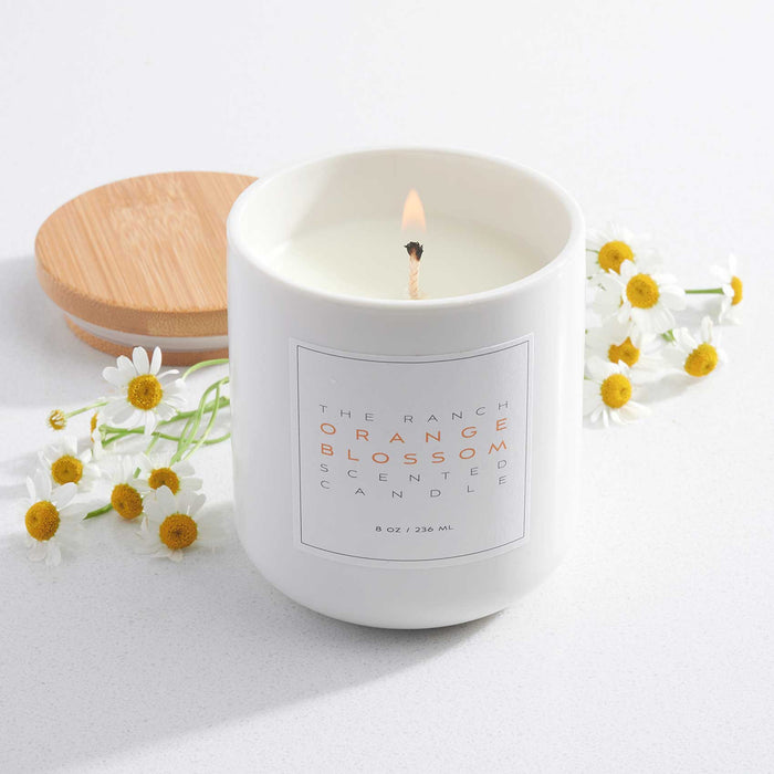 Orange Blossom Scented Candle